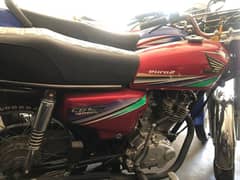 Honda cg 125 2014 modle for sale Lahore number good condition