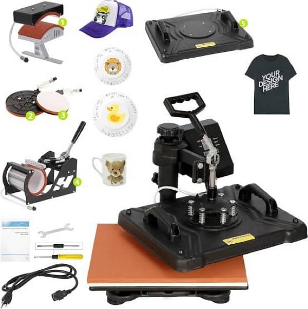 5 in 1 Combo Heat Press Machine 2