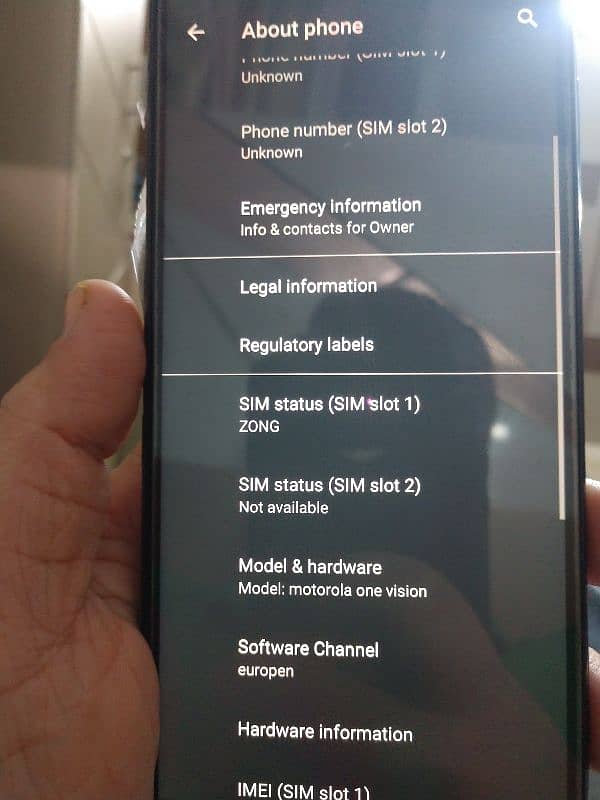 Motorola one version 5