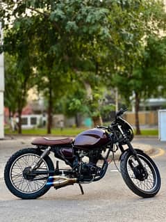 Honda 125 Cafe Racer Converted