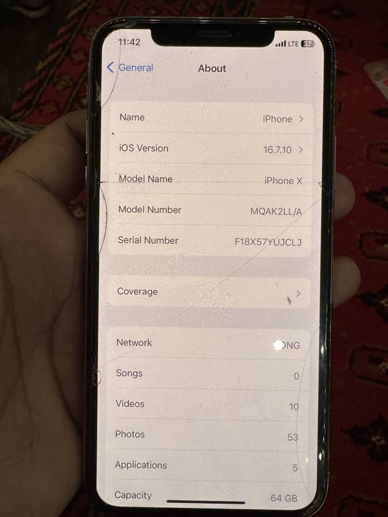 Iphone x 64 gb 2