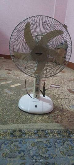 stand fan bettery system . . and light  batton