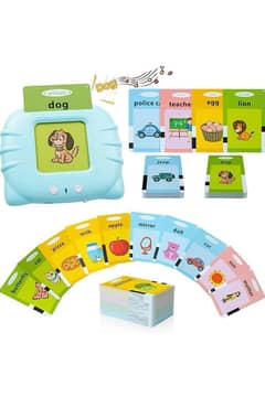 Kid's talking flash card reader set for kids - Age 1-5 Years