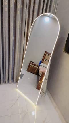 Long Mirror with Lights