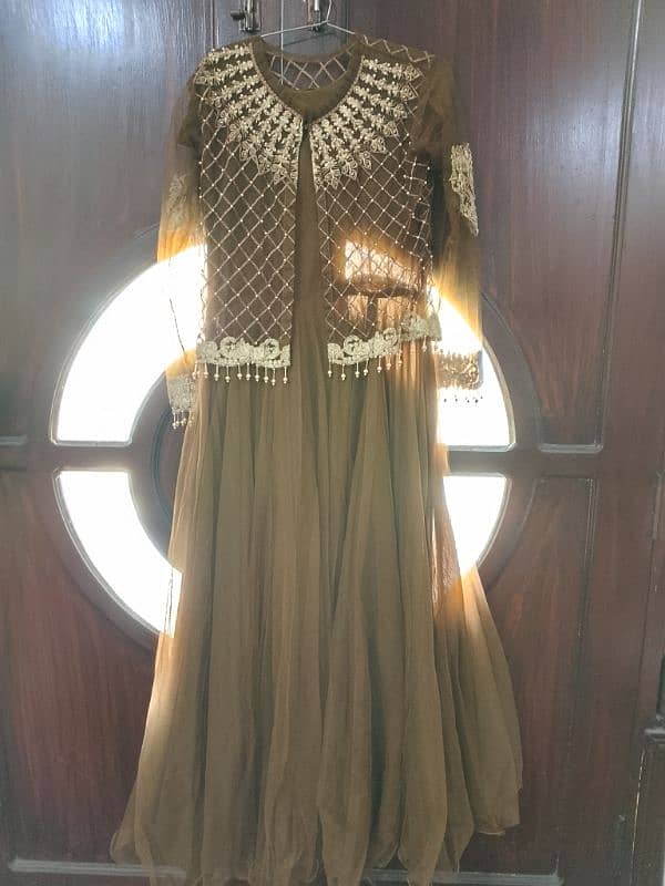 Long Maxi with Separate Upper (Fully Work+ pearls) 2