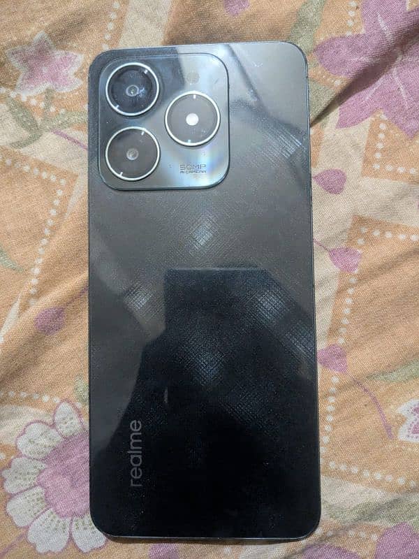 realme c61 used minor glass break original panel 1