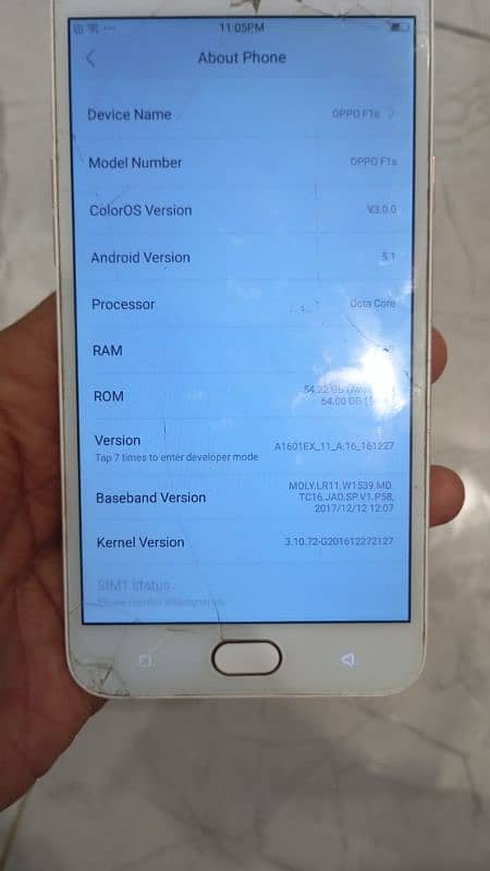 OPPO F1s mobile for sale 4/64 gb 3