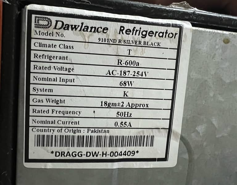 REF 9101 ND R (Silver Black) Single Door Refrigerator 6