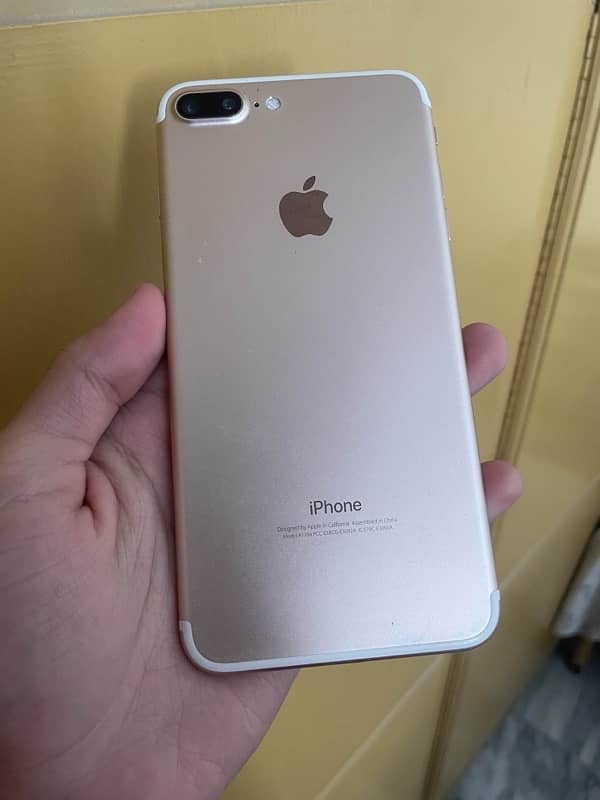 Iphone 7 plus PTA APPROVED 128Gb rose gold in color 1