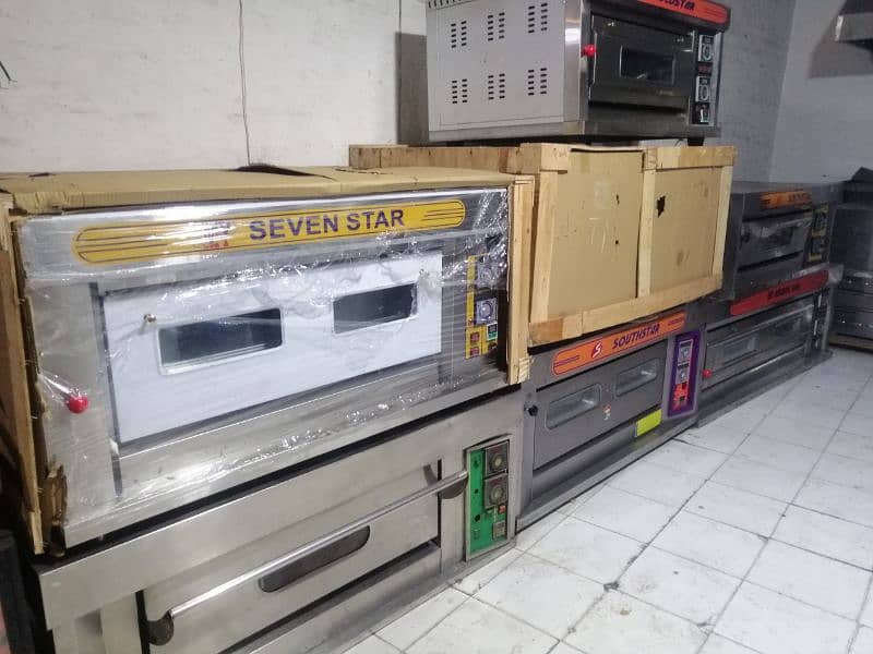 Deep fryet pizza ovens hot plate fast food machinery 5