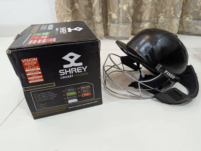 Cricket helmet || Hard ball shrey helmet || premium black helmet 0