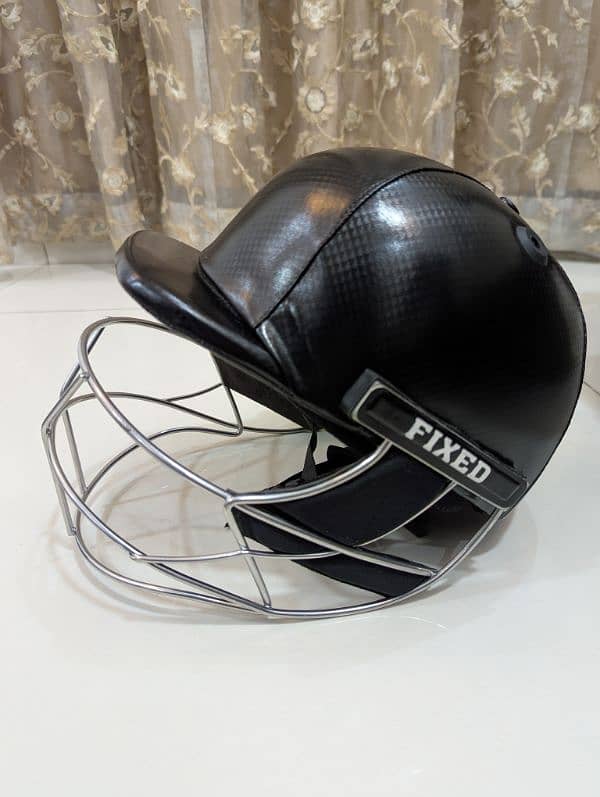 Cricket helmet || Hard ball shrey helmet || premium black helmet 1