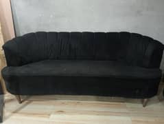 Only 3 seater sofa black color