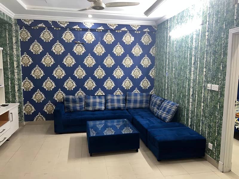 Two bed full furnished flat for rent in phase 4 bahira town Rawalpindi 3