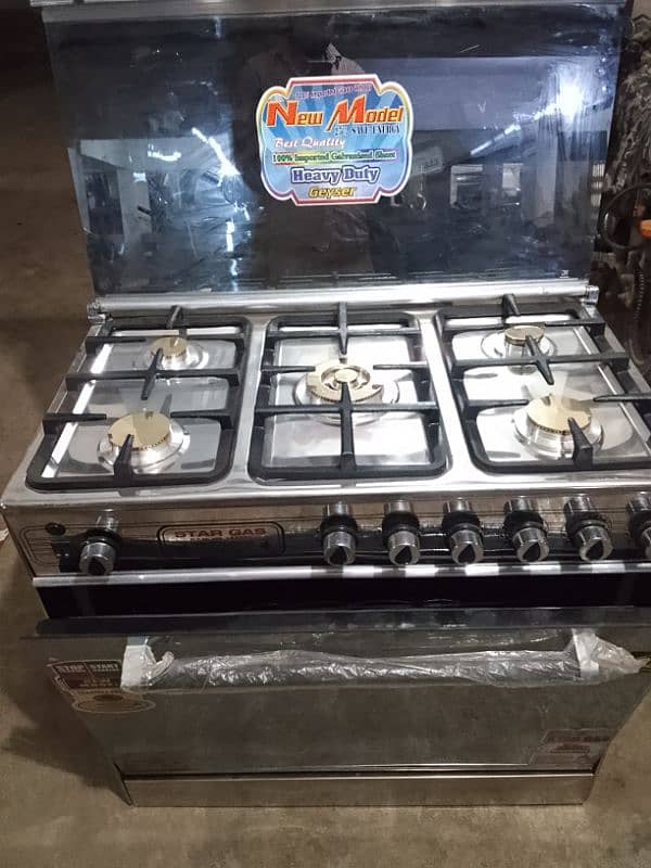 5  burner stove oven brand new 1