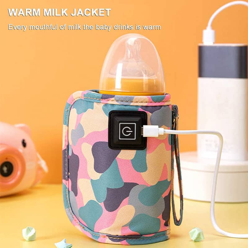 Portable Baby Bottle Warmer, with 3-speed Thermostat for Travel 19