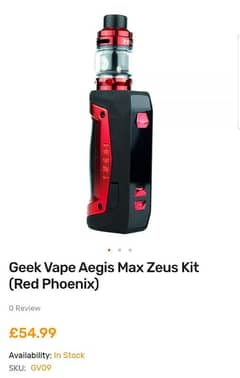 Vape Aegis max kit