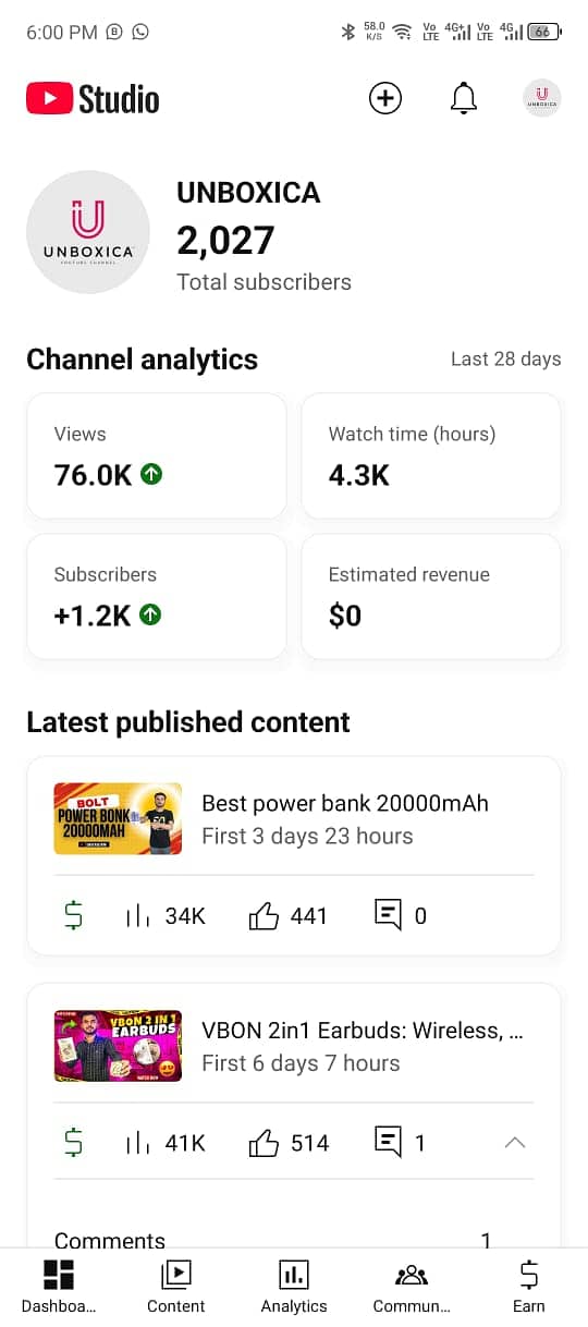 1k subscriber 4k watch time nondrop get 50k to 80k views on your video 12