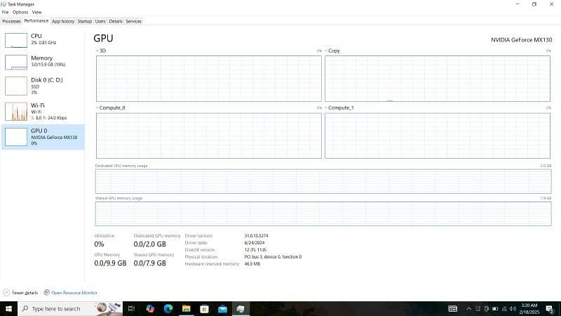 Dell 5590 Core i7, 8th Generation, Quad Core Workstation Machine 9