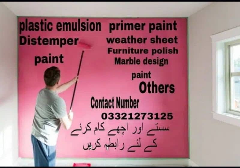 We deal all kind of paint work 0