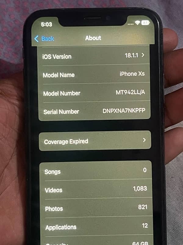 iphone Xs non pta 1