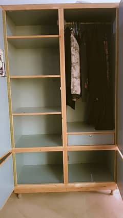 Wooden frame cupboard