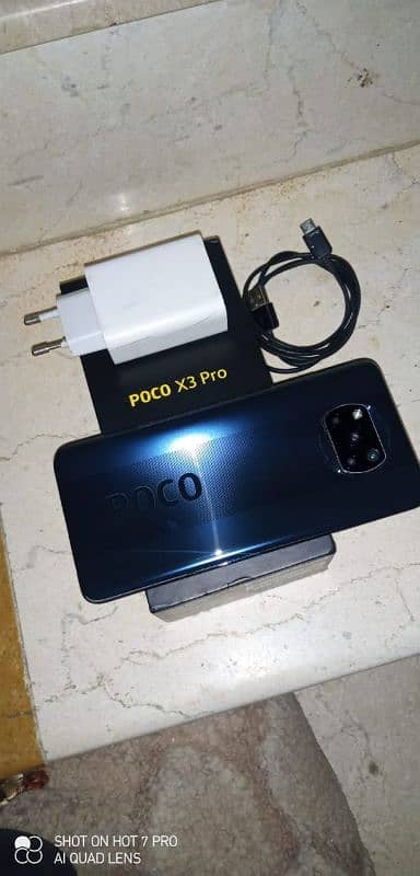 Poco X3 Pro 8+3 128 . . Fresh condition 10/9 . . Box with charger 6