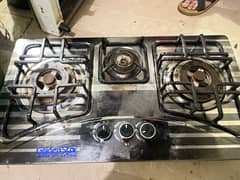 3 Flamed-Gas Stove For Sale