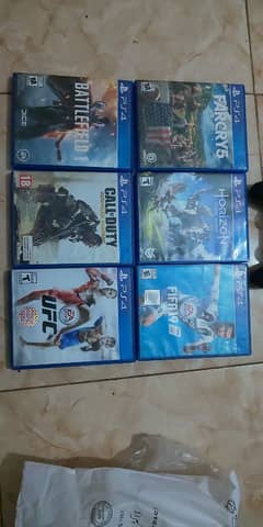 PS4 console games dvd