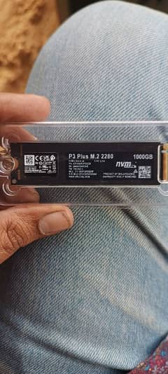 New Crucial 1 TB P3 Plus Gen 4 NVMe SSD 4.0x4 for laptop & PCs