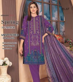 Ladies branded unstitched suits