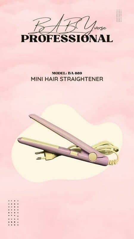 Mini Hair Straightener 0