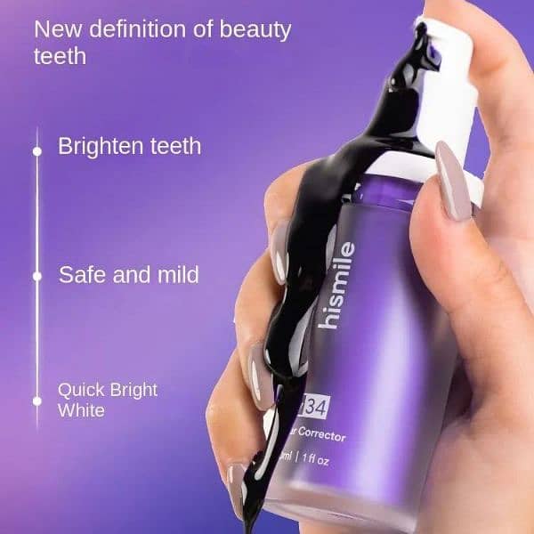 V34 color corrector serum purple Toothpaste American product 4