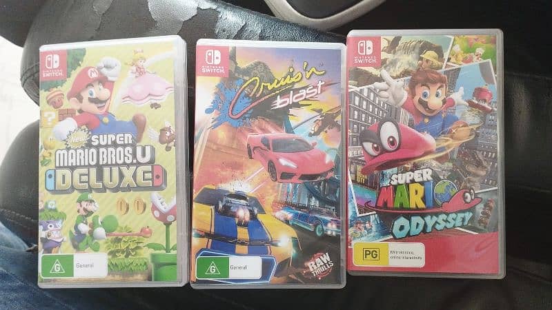 Nintendo Switch Games - 3 Game Card Cartridges 0