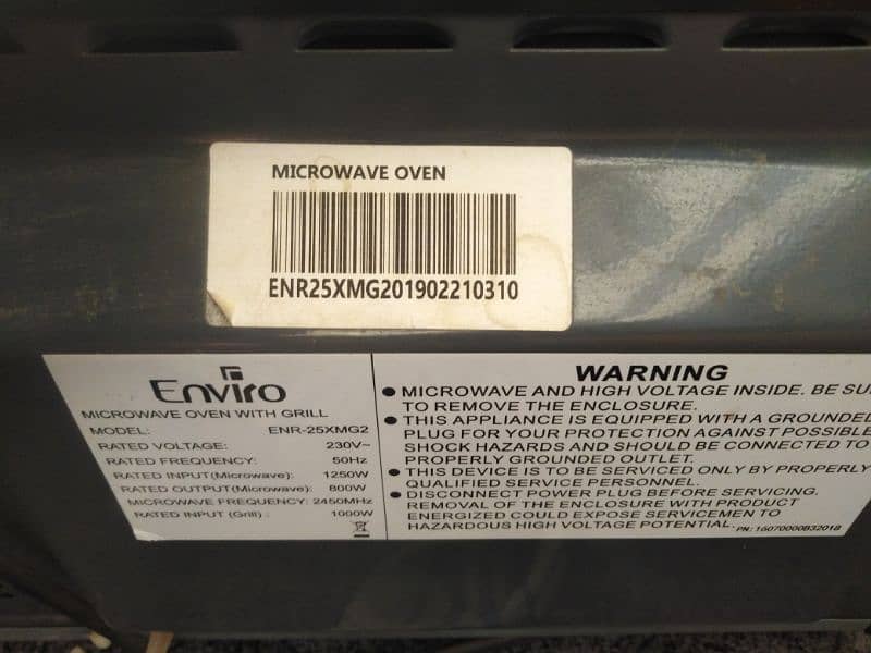 Enviro ENR-25XMG2 Microwave Oven 2