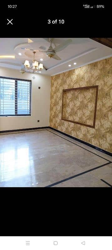 wooden floor,  wall paper ,false ceiling 5