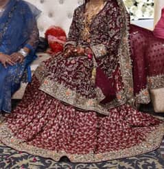 Haris Shakeel Designer bridal lengha