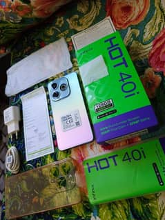 infinix hot 40i (complete box) (10/10)