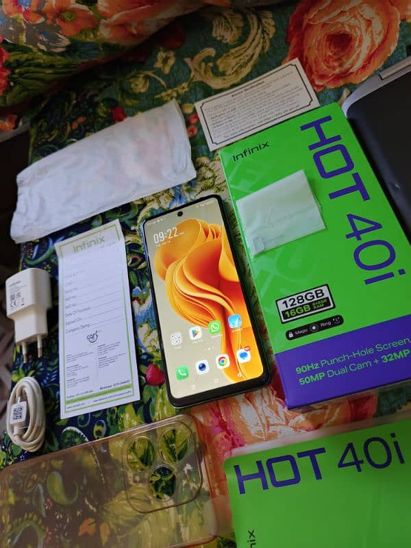 infinix hot 40i (complete box) (10/10) 6