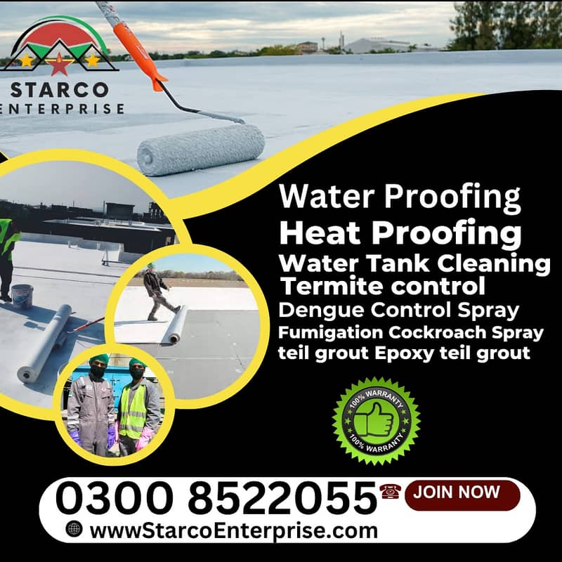 Water Proofing/Heat Proofing/Tile Epoxy grout/Termite,Pest,Fumigation 4