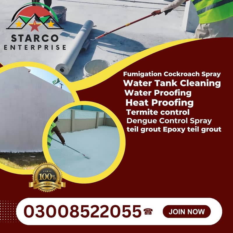 Water Proofing/Heat Proofing/Tile Epoxy grout/Termite,Pest,Fumigation 5