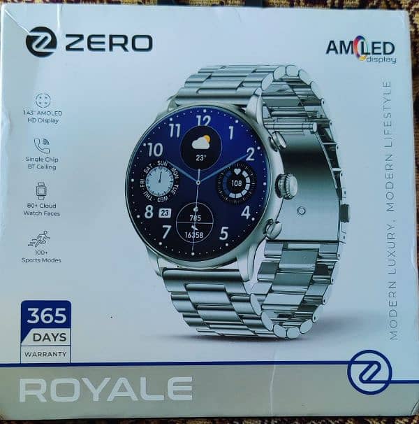 Royale Zerolife smart watch 0