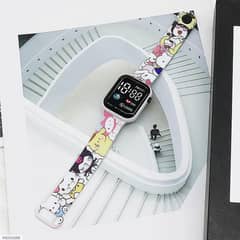 Cartoon LED electronic watch for kids , Hello Kitty Design