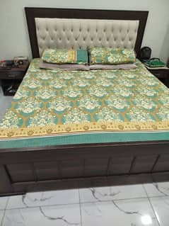 pure wooden king size double bed available for sale