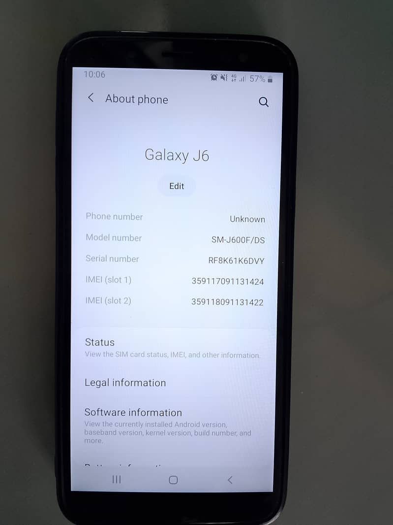 Samsung Mobile J6 1