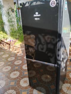 Dawlance Glass Door Black Vertical Freezer