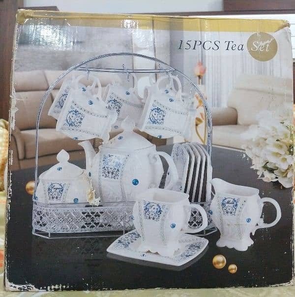 Porcelain Dinner Set Cutlery 56 PC's and Tea Set 15 PC's 5