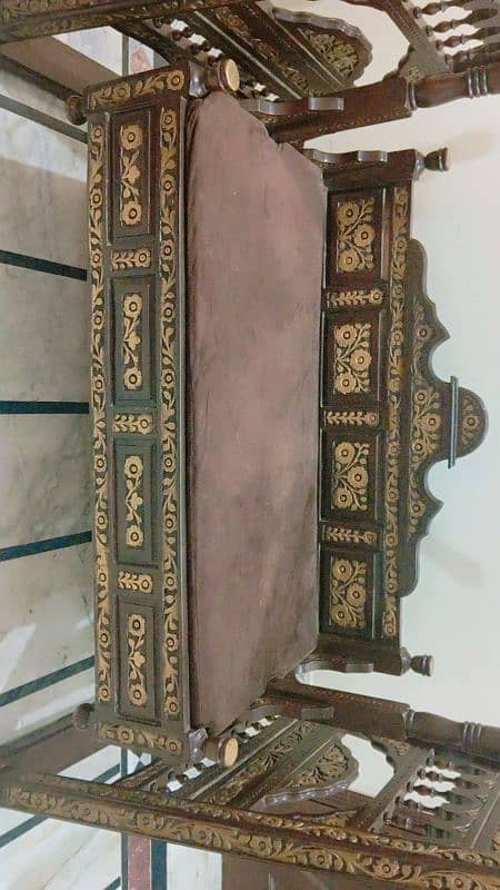 7 seater sofa with center table for sale at sector E17 Islamabad 16