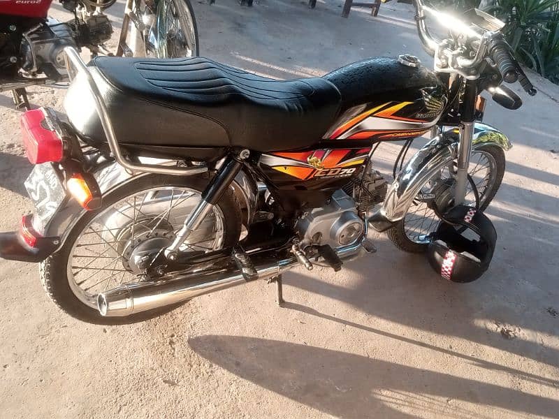 honda cd 70cc 2022 model All punjab number 2