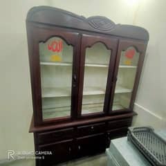 show case wooden